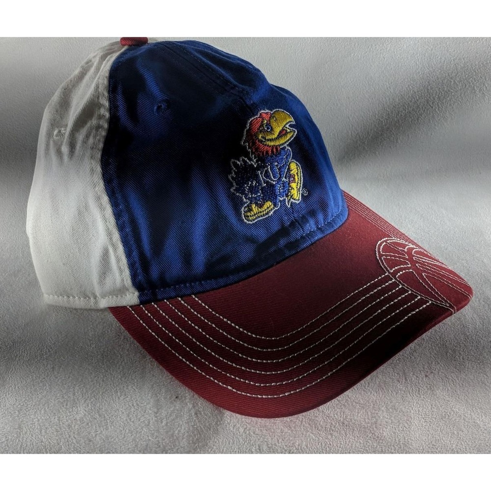Adidas Adult One Size Fits All Kansas Jayhawks NCAA Baseball Hat Cap‎ NEW